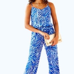 Lilly Pulitzer NWT Dusk Jumpsuit Early Riser XXS